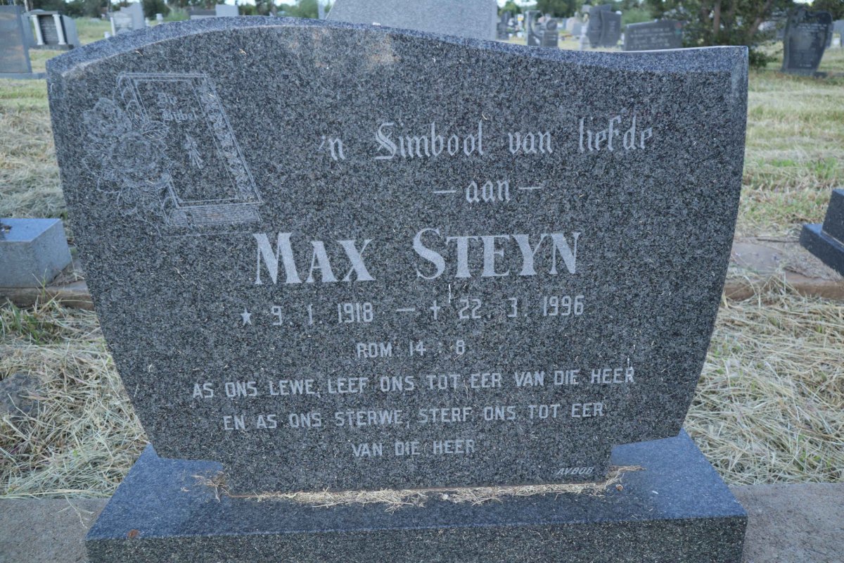 STEYN Max 1918-1996