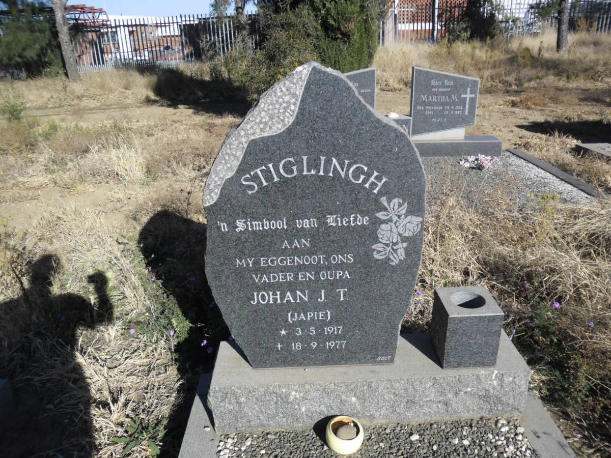 STIGLINGH Johan J.T. 1917-1977