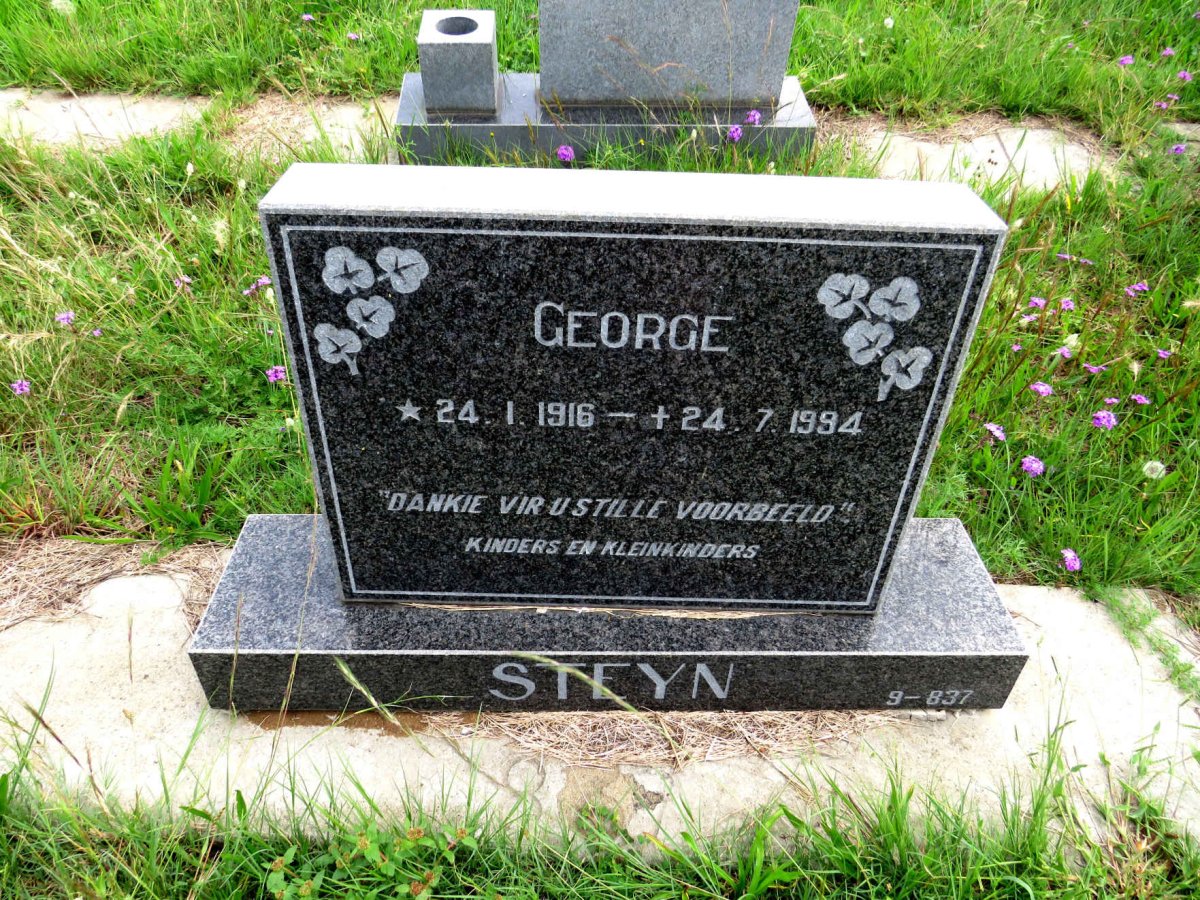 STEYN George 1916-1994