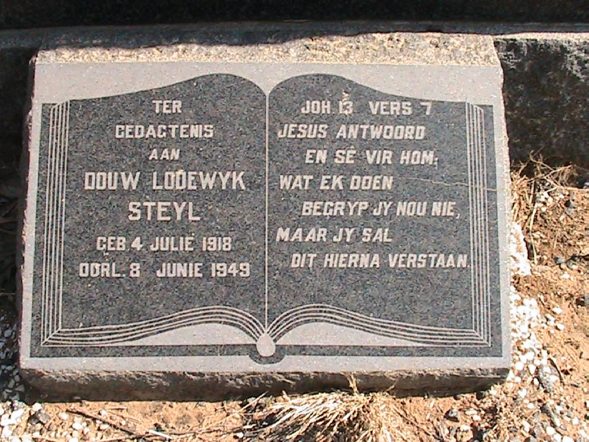 STEYL Douw Lodewyk 1918-1949