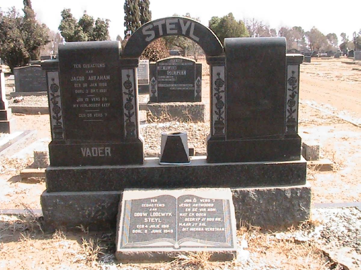 STEYL Jacob Abraham 1888-1951 :: STEYL Douw Lodewyk 1918-1949