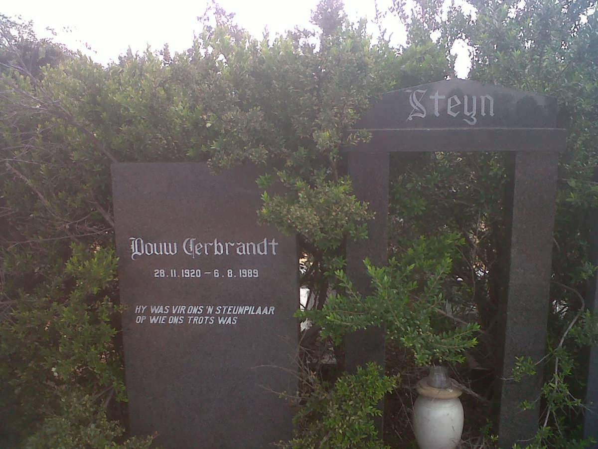 STEYN Douw Gerbrandt 1920-1989