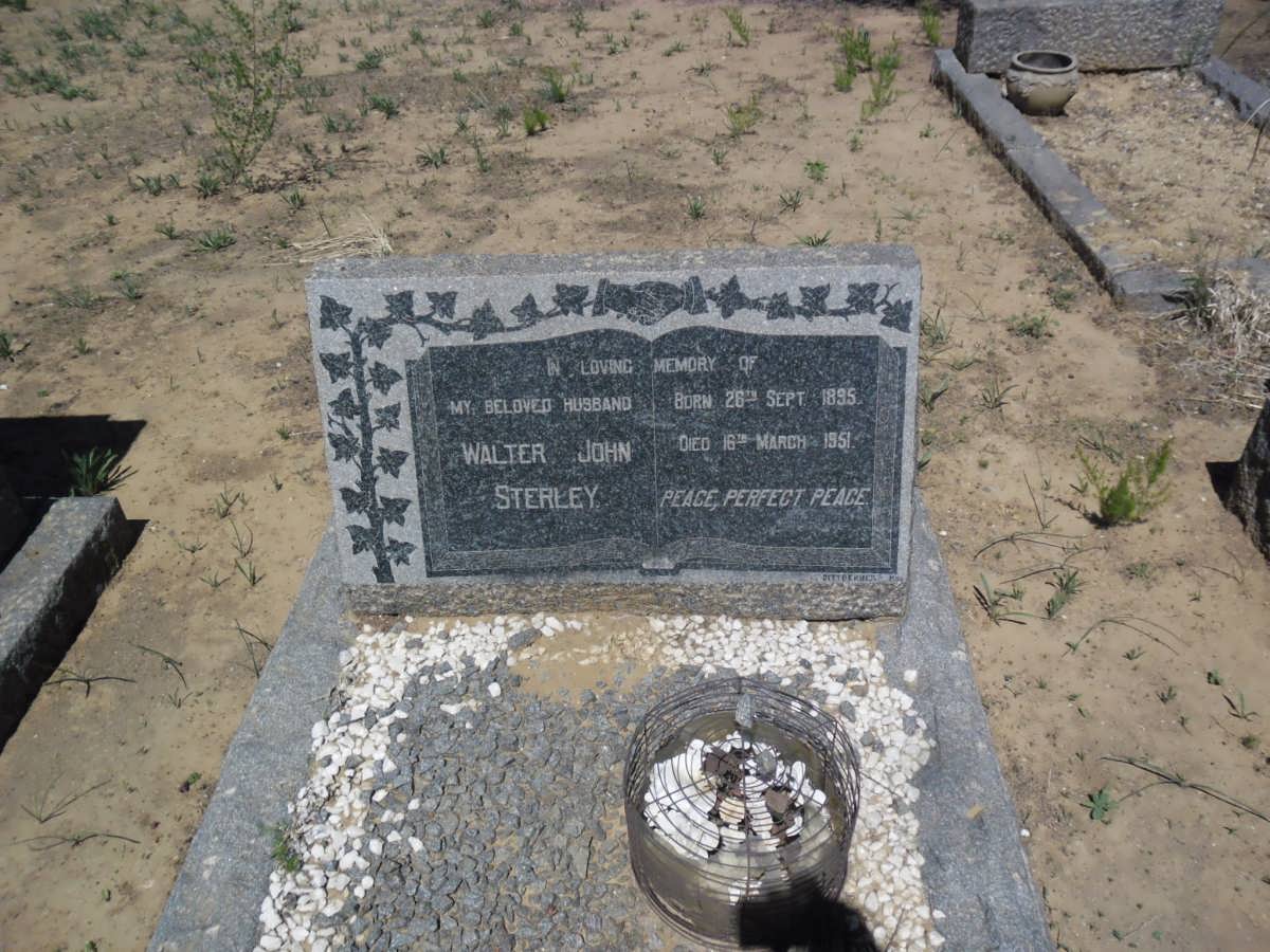 STERLEY Walter John 1895-1951