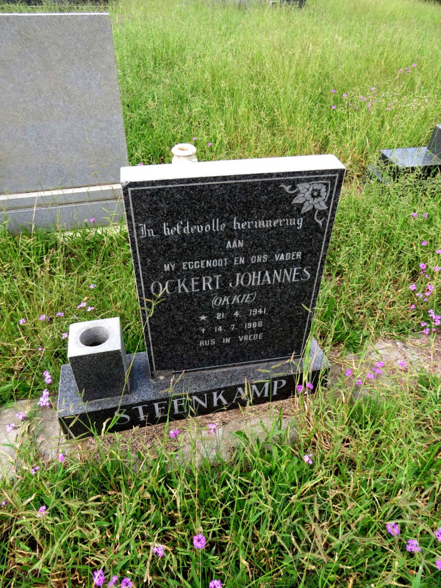 STEENKAMP Ockert Johannes 1941-1986