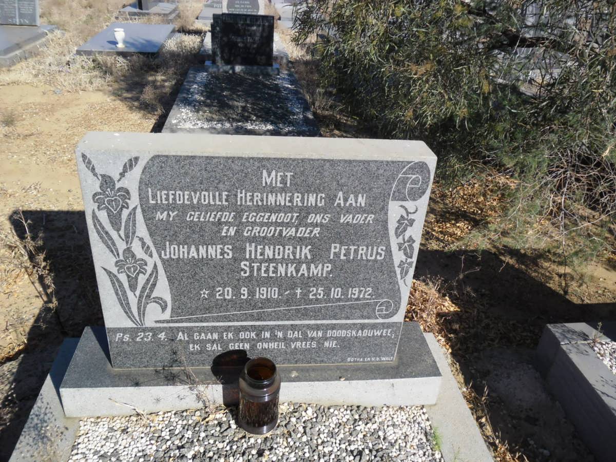STEENKAMP Johannes Hendrik Petrus 1910-1972