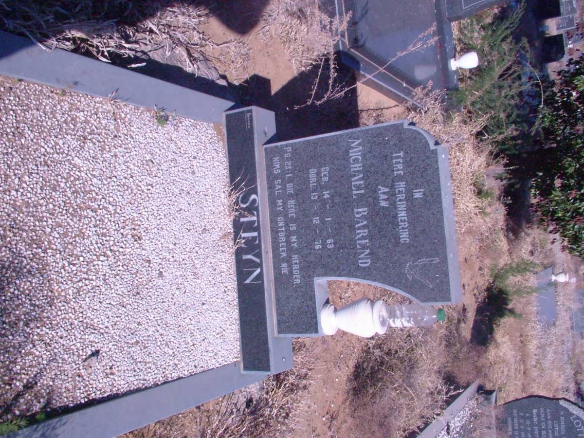 STEYN Michael Barend 1963-1976