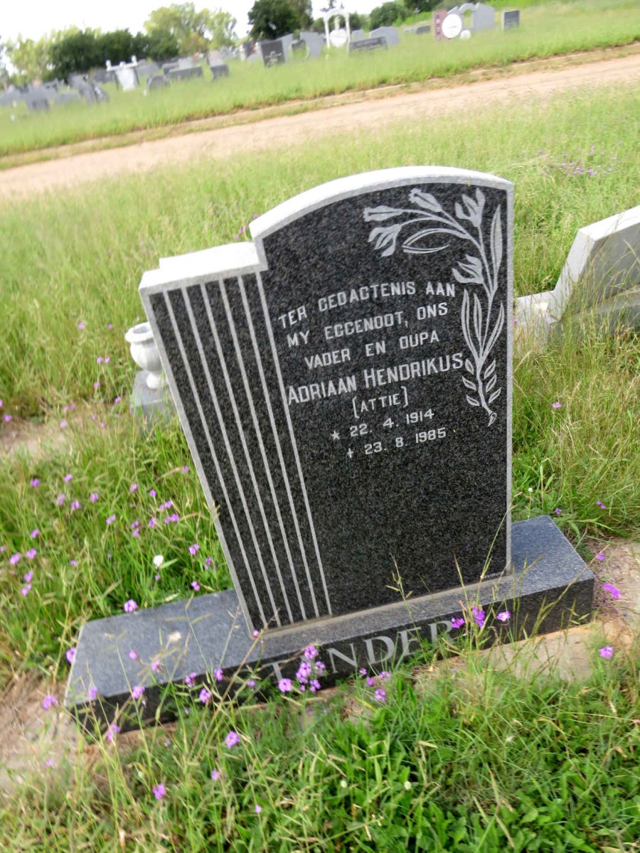STANDER Adriaan Hendrikus 1914-1985