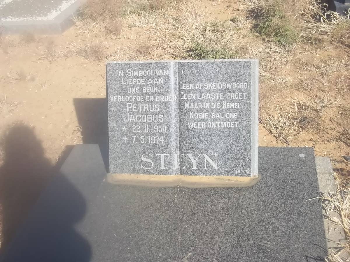 STEYN Petrus Jacobus 1950-1974