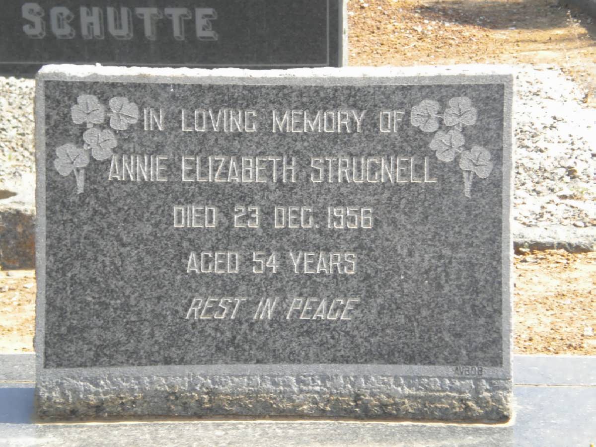 STRUGNELL Annie Elizabeth -1956
