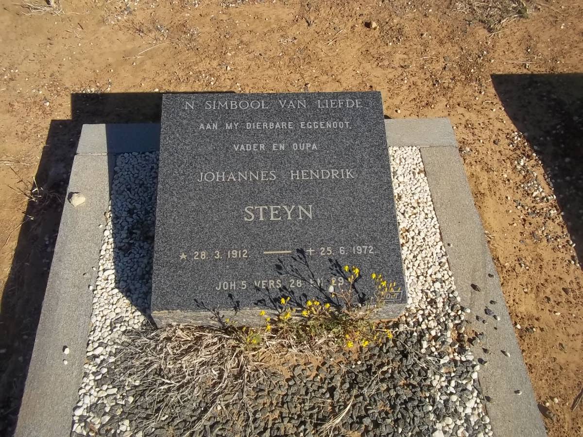 STEYN Johannes Hendrik 1912-1972