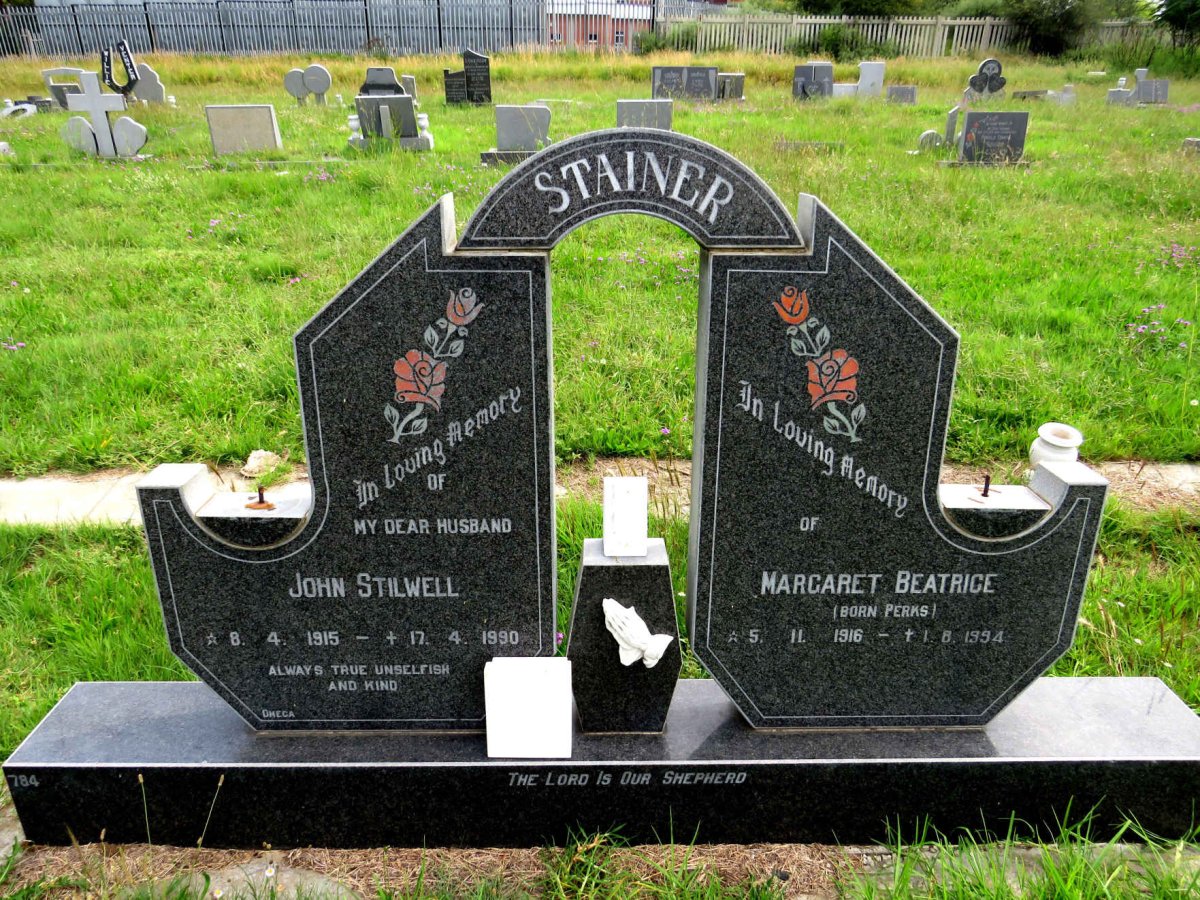 STAINER John Stilwell 1915-1990 & Margaret Beatrice nee PERKS 1916-1994