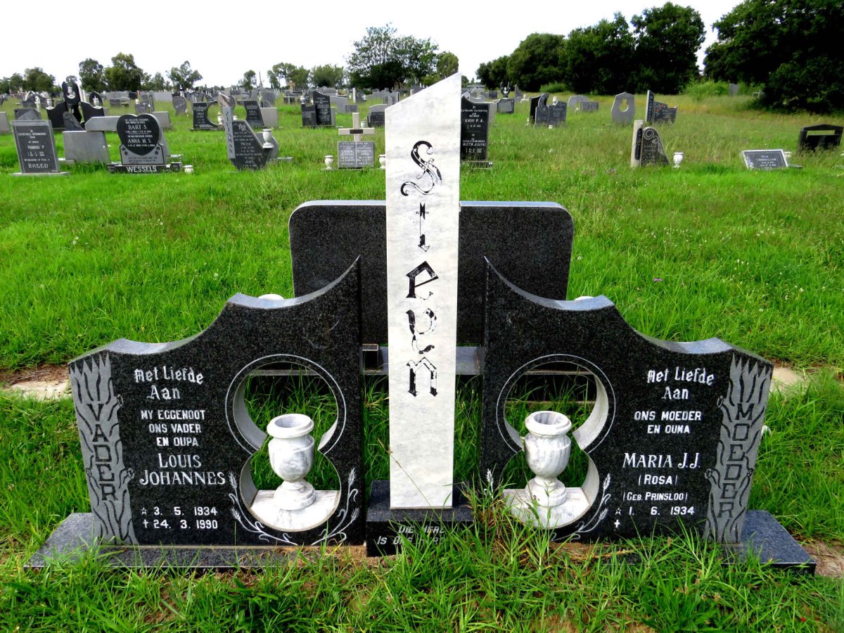 STEYN Louis Johannes 1934-1990 & Maria J.J. 1934-