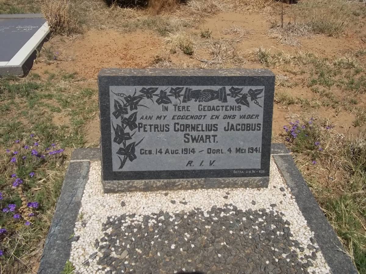 SWART Petrus Cornelius Jacobus 1914-1941