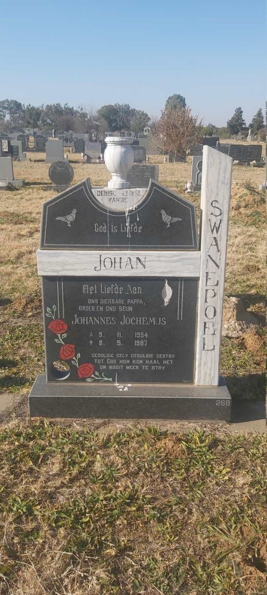 SWANEPOEL Johannes Jochemus 1954-1987