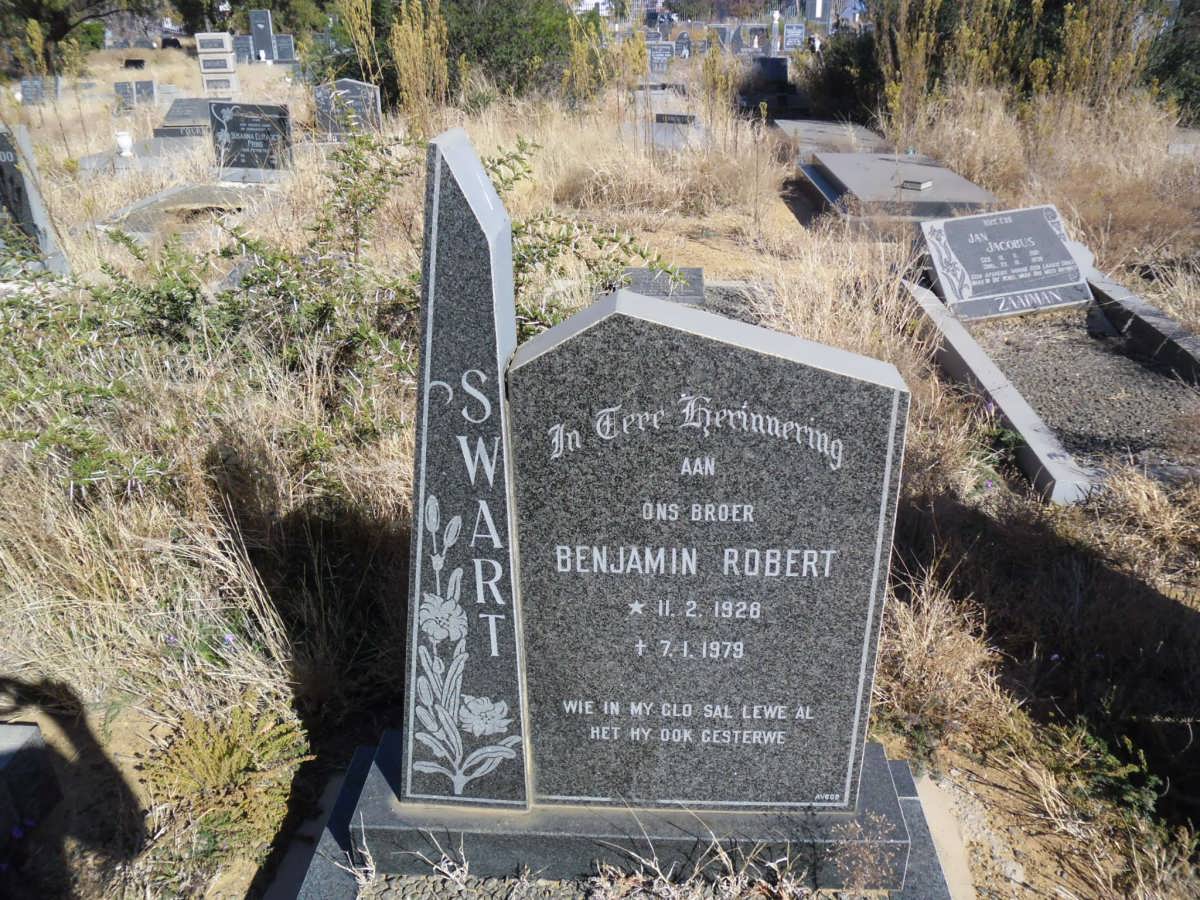 SWART Benjamin Robert 1928-1979