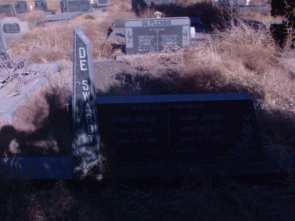 SWARDT Hendrik Ignatius, de 1896-1980 &amp; Susara Johanna 190?-