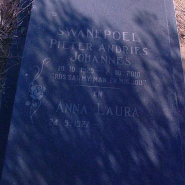 SWANEPOEL Pieter Andries Johannes 1929-2010 &amp; Anna Laura 1927-
