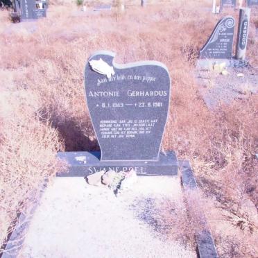 SWANEPOEL Antonie Gerhardus 1949-1981