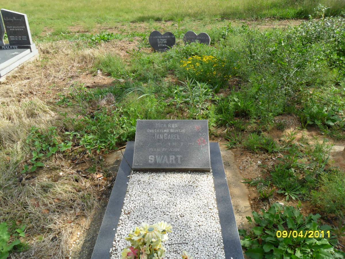 SWART Jan Carel 1991-1991