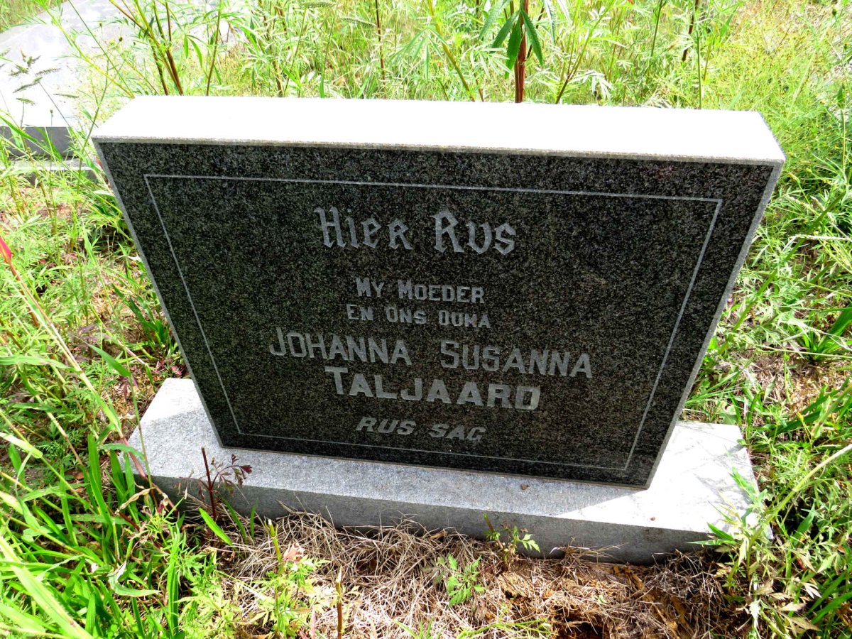 TALJAARD Johanna Susanna 