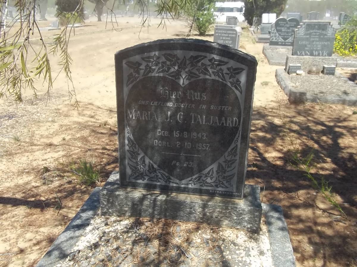 TALJAARD Maria J.G. 1943-1957