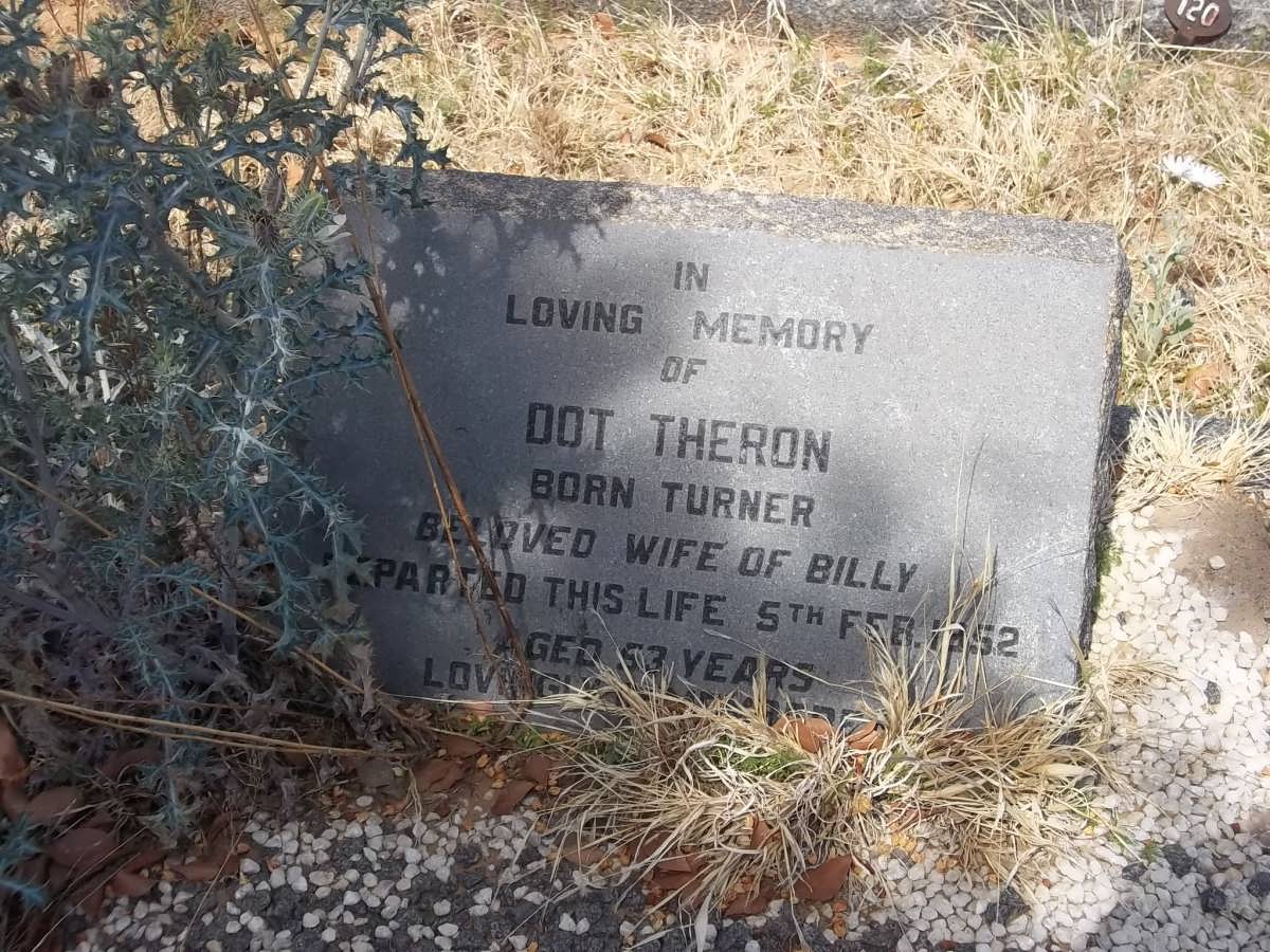 THERON Dot nee TURNER -1952
