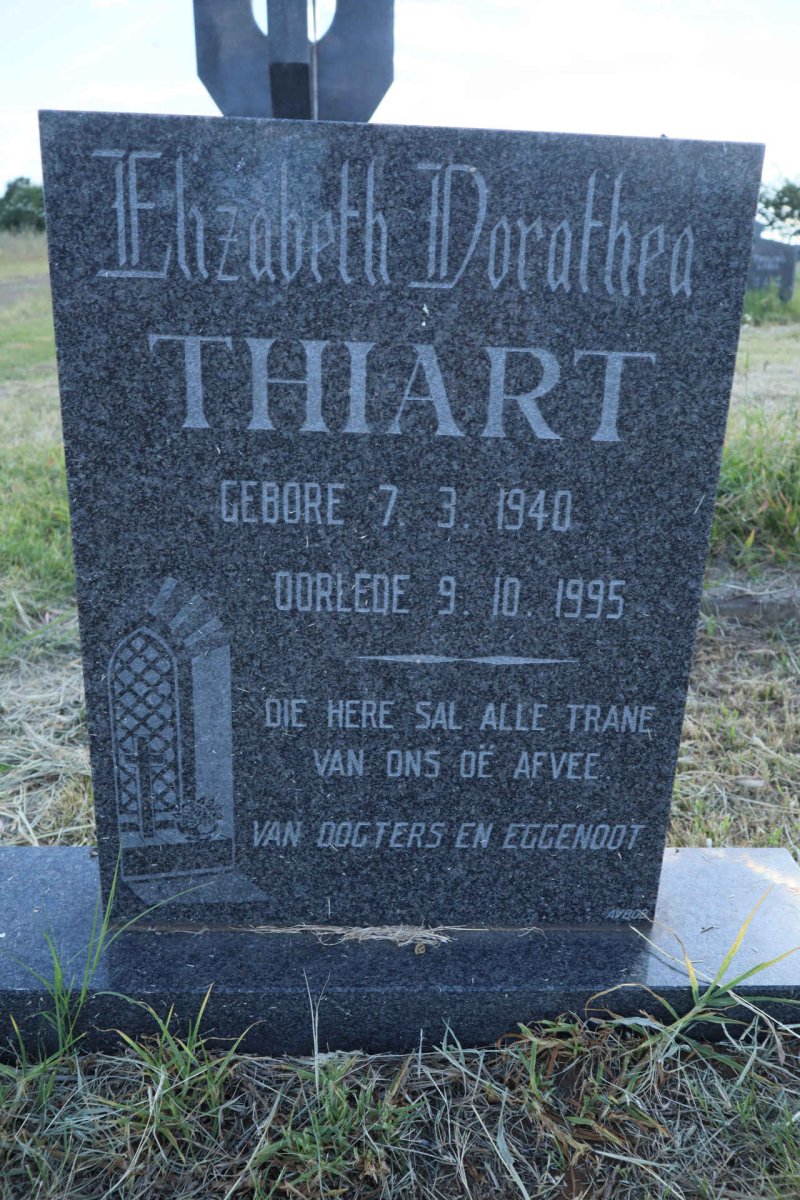 THIART Elizabeth Dorathea 1940-1995