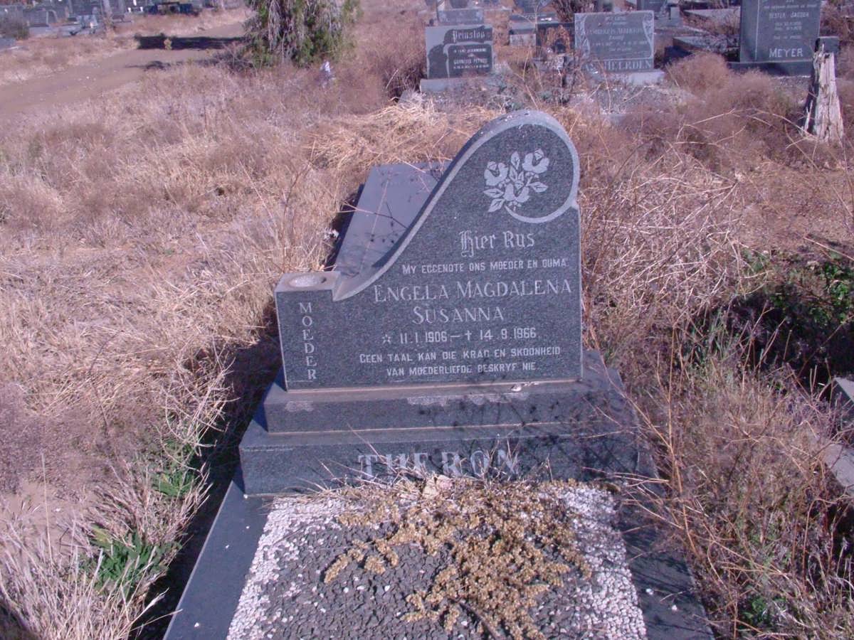 THERON Engela Magdalena Susanna 1906-1966