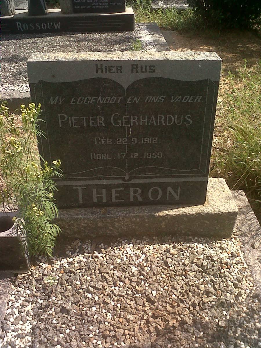 THERON Pieter Gerhardus 1912-1959