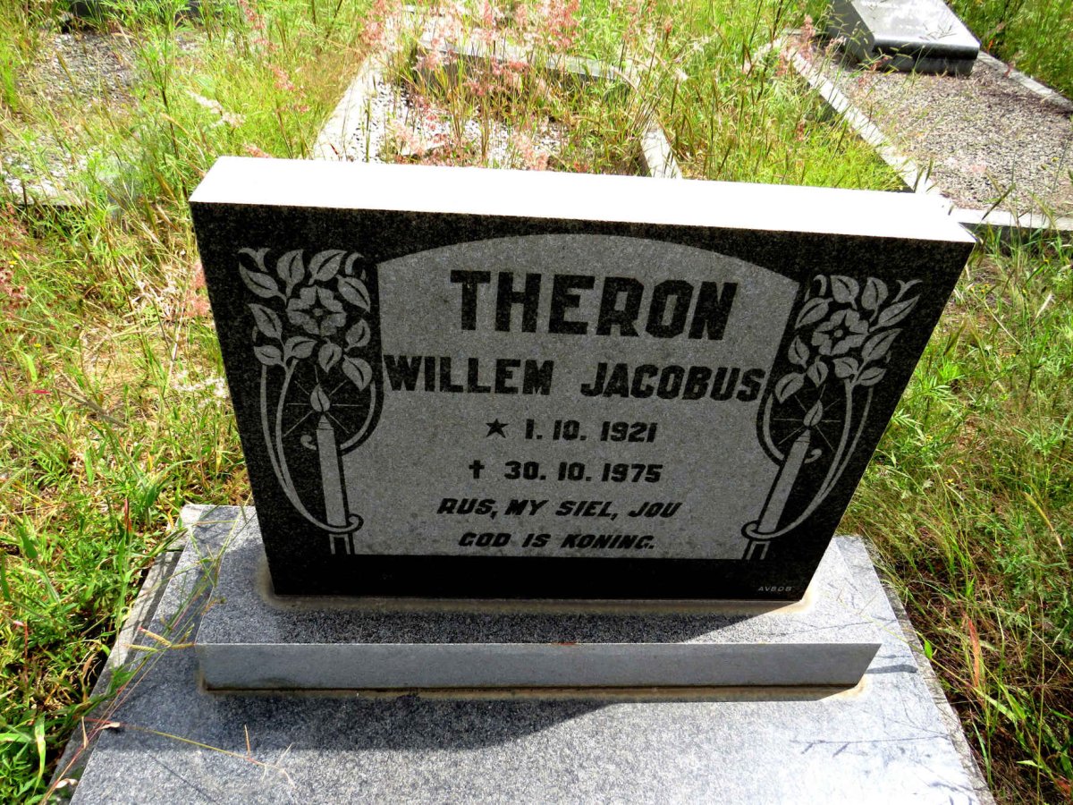 THERON Willem Jacobus 1921-1975