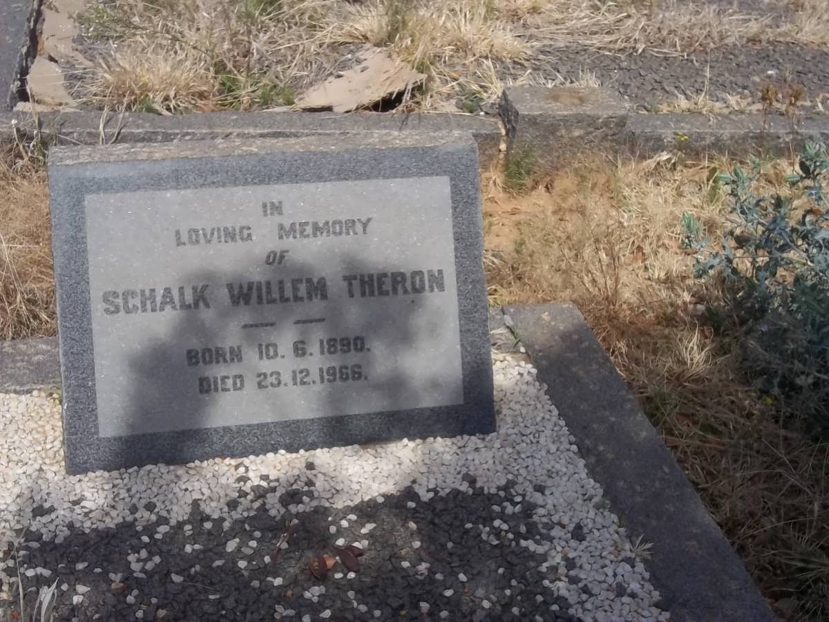 THERON Schalk Willem 1890-1966