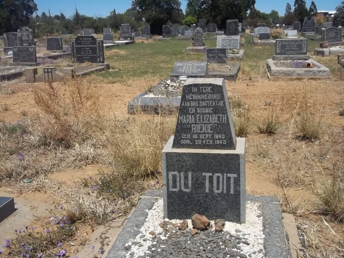 TOIT Maria Elizabeth, du 1940-1943