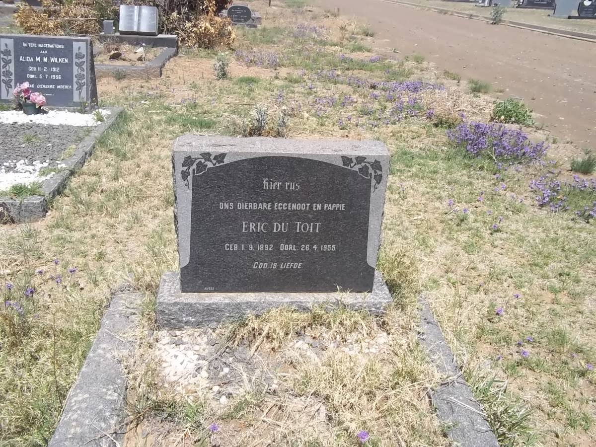 TOIT Eric, du 1892-1955