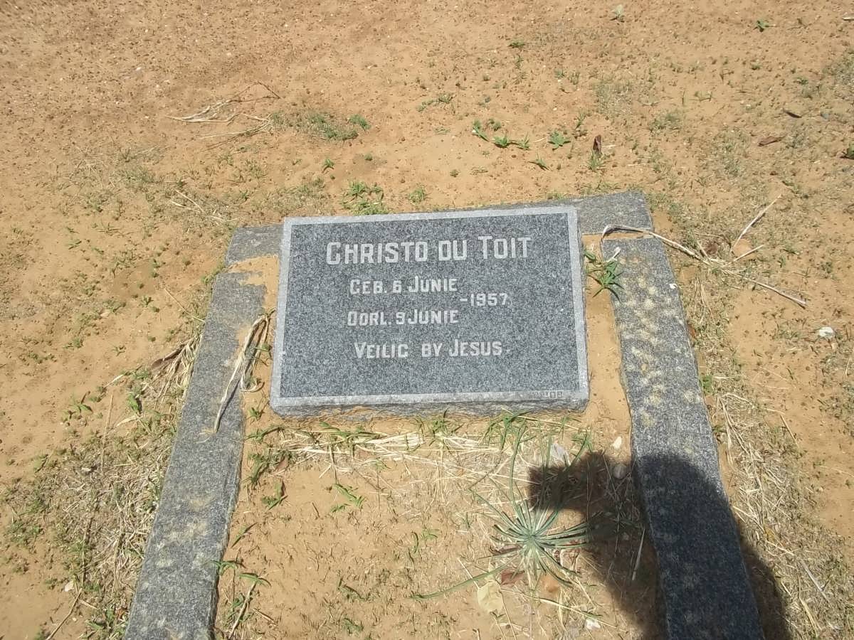 TOIT Christo, du 1957-1957