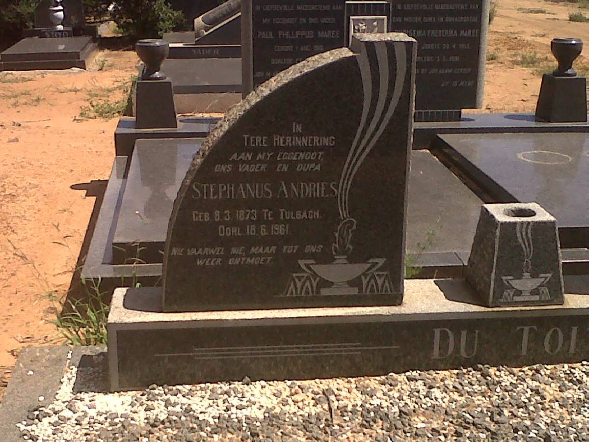 TOIT Stephanus Andries, du 1873-1961