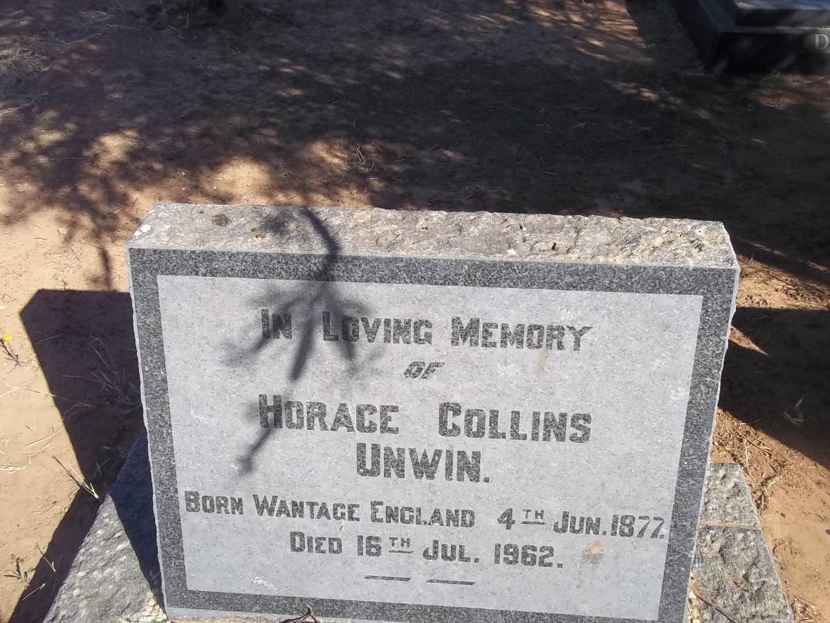 UNWIN Horace Collins 1877-1962