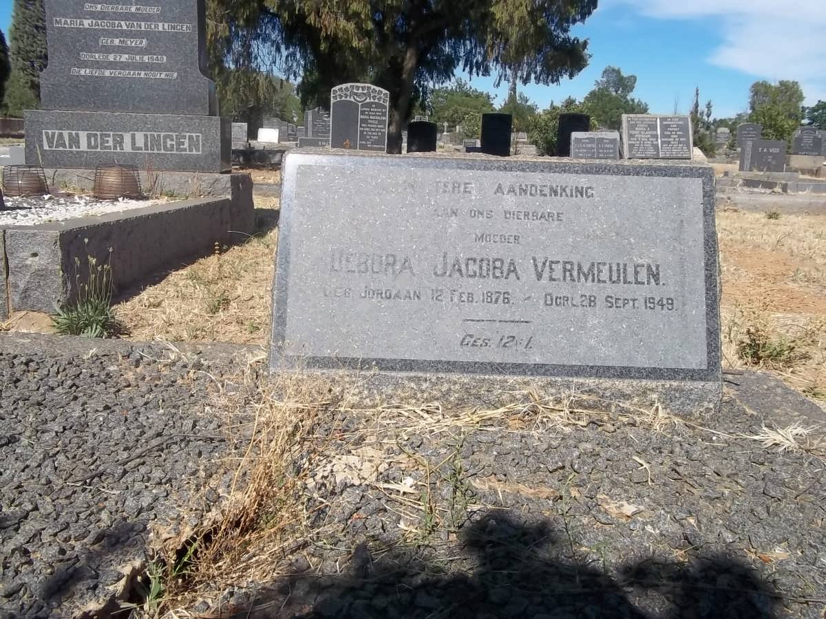VERMEULEN Debora Jacoba nee JORDAAN 1876-1949