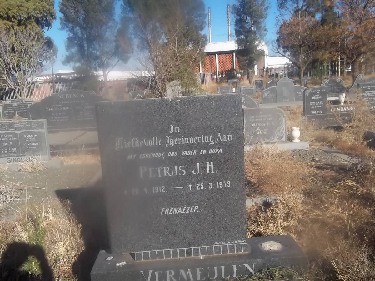 VERMEULEN Petrus J.H. 1912-1979