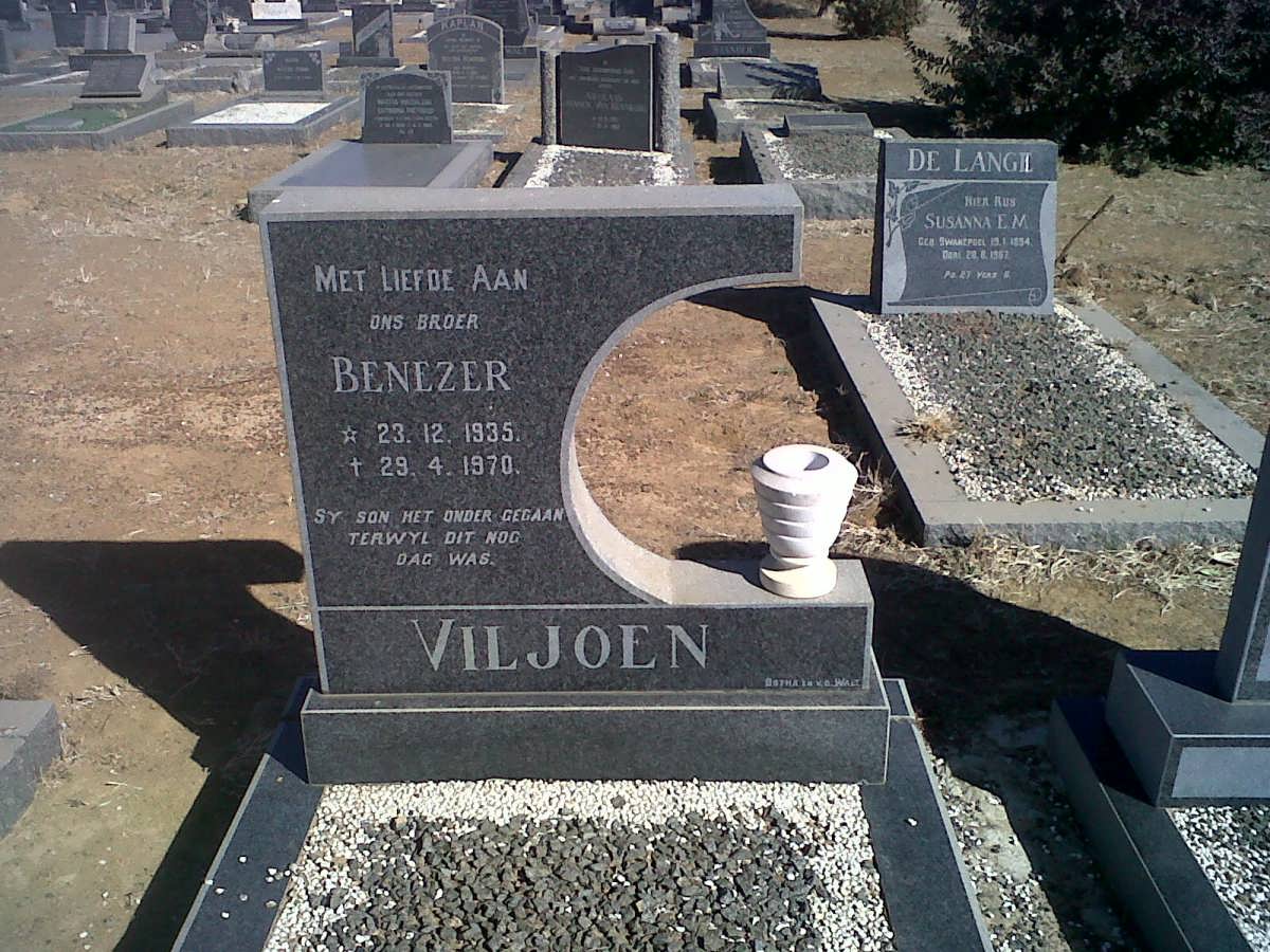 VILJOEN Benezer 1935-1970