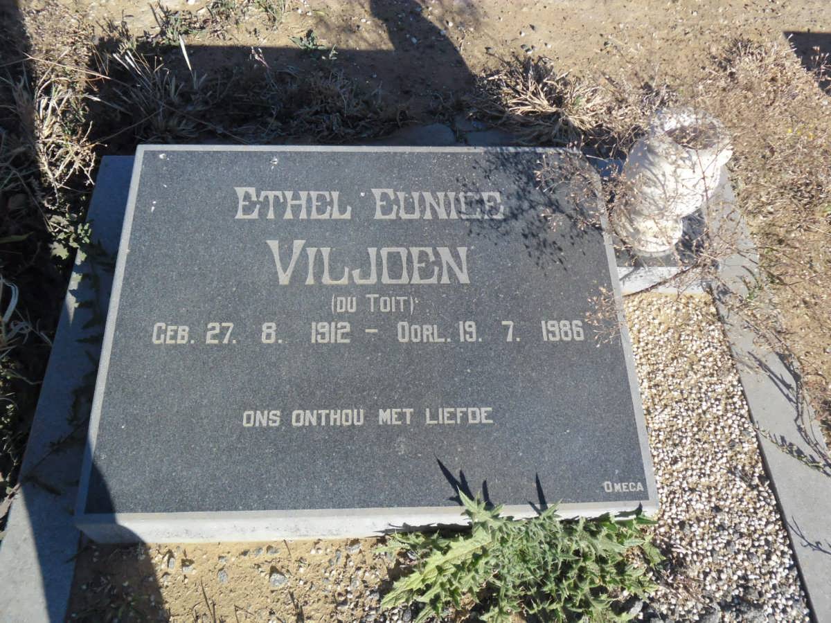VILJOEN Ethel Eunice nee DU TOIT 1912-1986