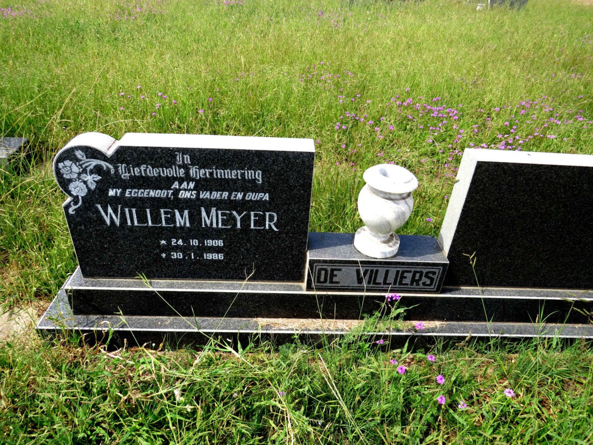 VILLIERS Willem Meyer, de 1906-1986