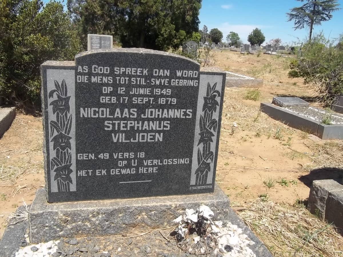 VILJOEN Nicolaas Johannes Stephanus 1879-1949
