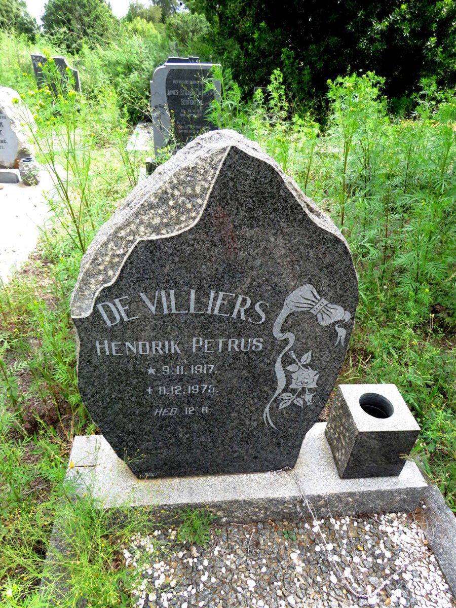 VILLIERS Hendrik Petrus, de 1917-1975