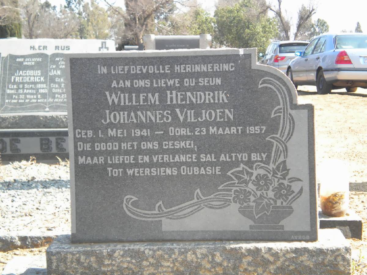VILJOEN Willem Hendrik Johannes 1941-1957