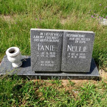 VILJOEN Fanie 1930-1986 & Nellie 1932-2005