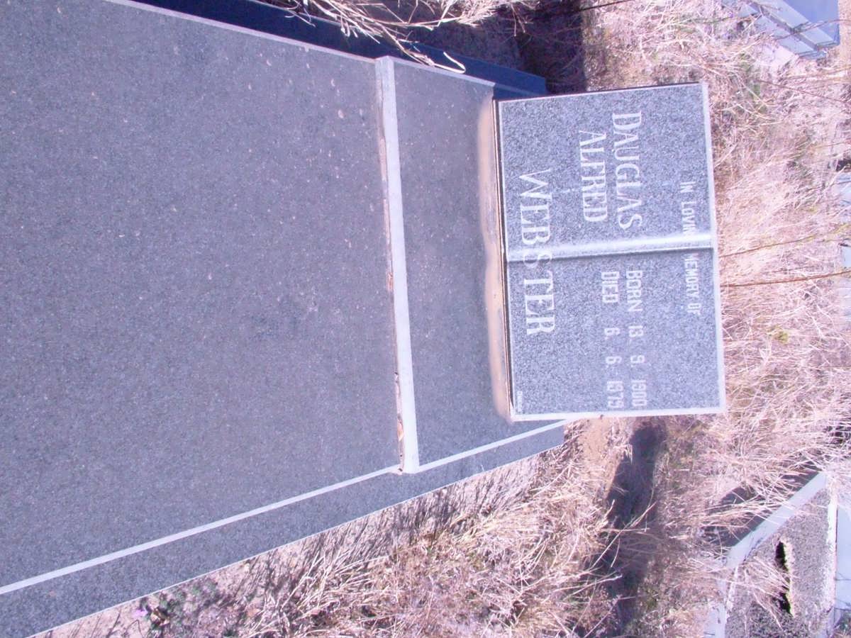 WEBSTER Dauglas Alfred 1900-1979