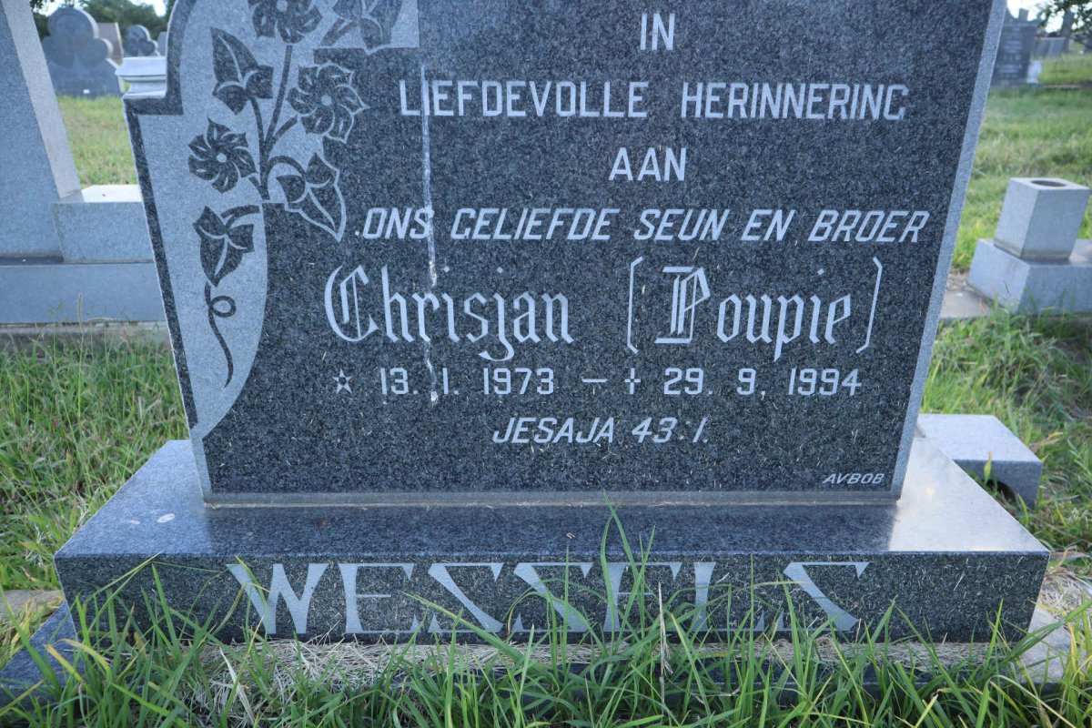WESSELS Chrisjan 1973-1994