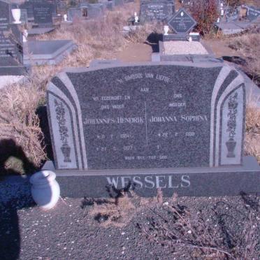 WESSELS Johannes Hendrik 1934-1977 &amp; Johanna Sophia 1938-