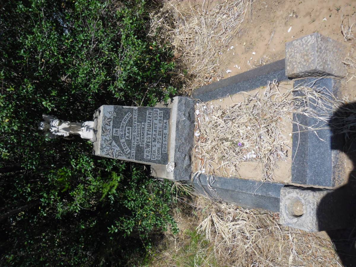 WESTHUIZEN Hermina, v.d. 1938-1945