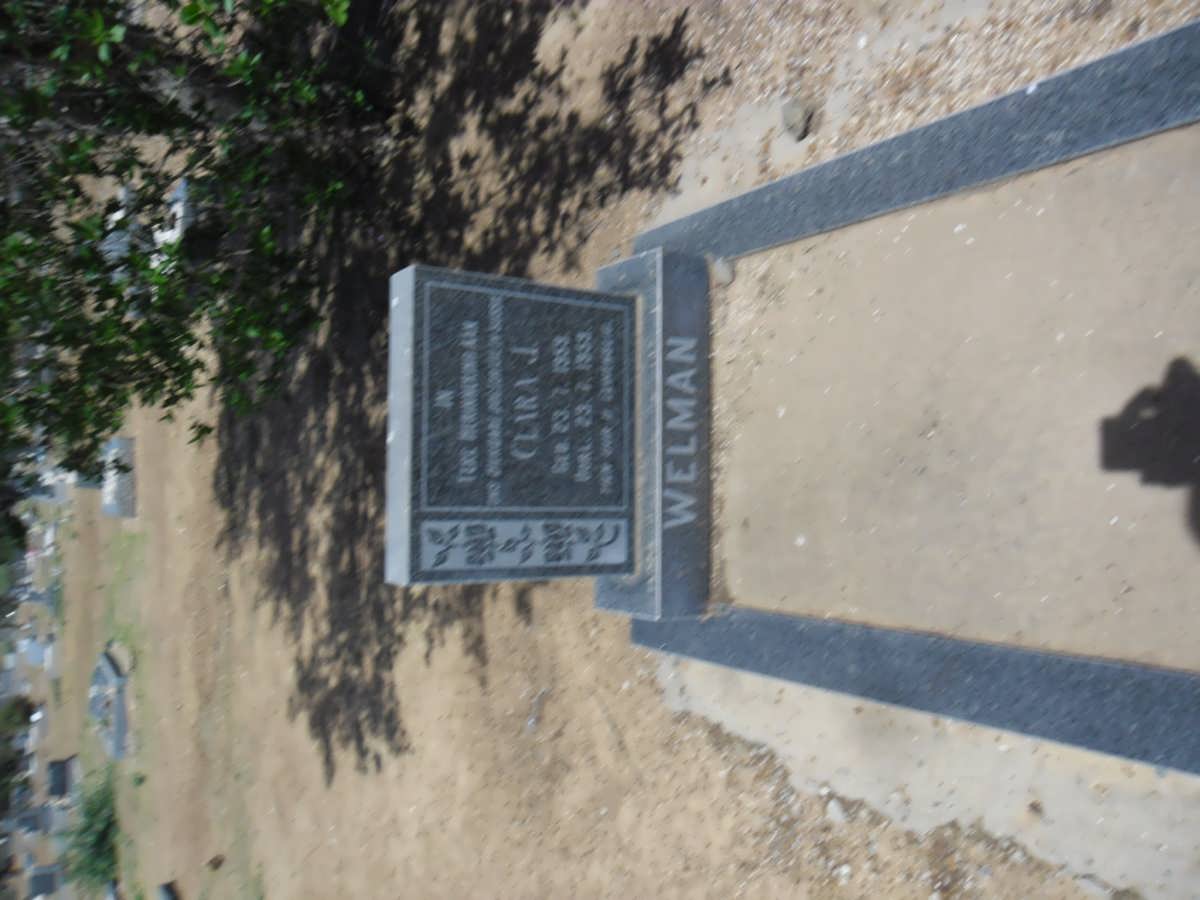 WELMAN Clara J.  1953-1953